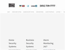 Tablet Screenshot of htssecurity-mn.com